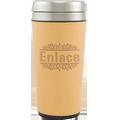 16 Oz. Regency Stainless Tumbler w/ Leatherette Sleeve